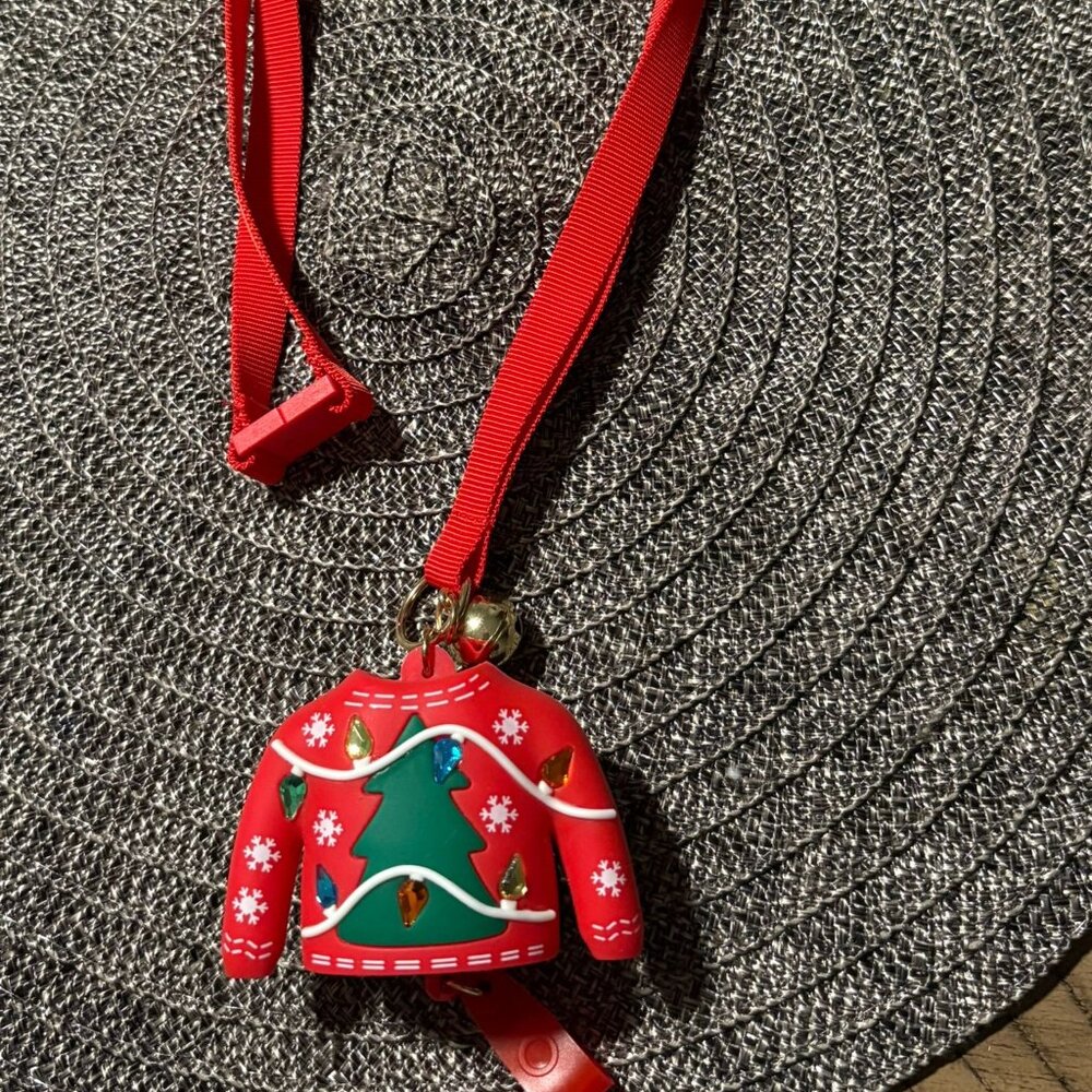 Bath and Body Works Silicone Christmas Pocketbac Antibacterial Holder Case